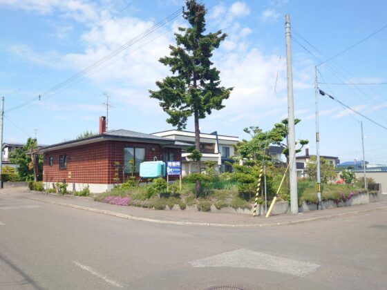 南西角地140坪の敷地 広々設計平屋建て3ldk 青空不動産販売 北見市の不動産売買 北見市の空き家相談